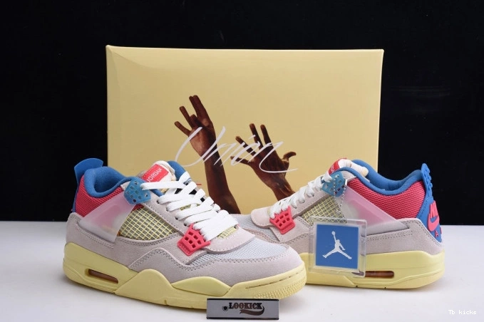 Rep TBK Ice 4 Union DC9533-800 Guava Retro Air Jordan 0814